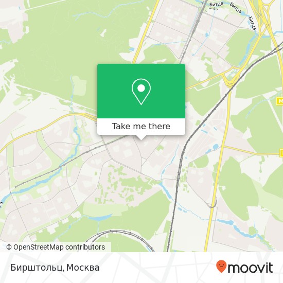 Карта Бирштольц, Скобелевская улица, 23 Korp 1 Москва 117624
