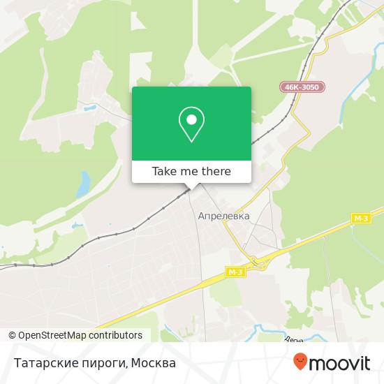 Карта Татарские пироги, Августовская улица Наро-Фоминский район 143362