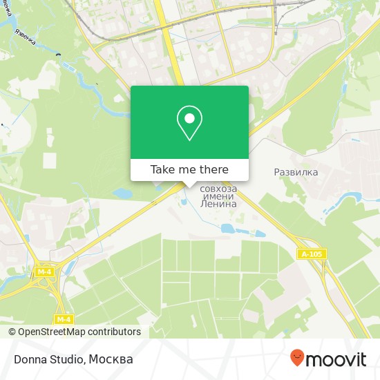 Карта Donna Studio, Ленинский район 142704