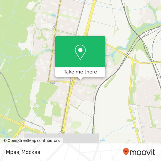 Карта Мрав, Москва 117535
