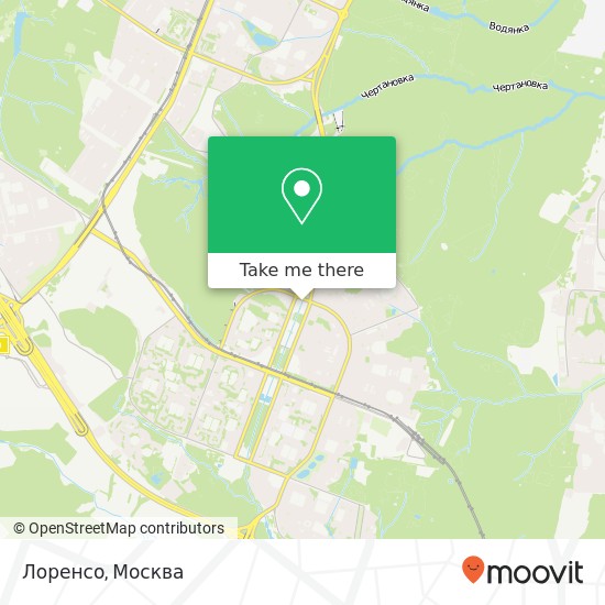 Карта Лоренсо, Москва 117588