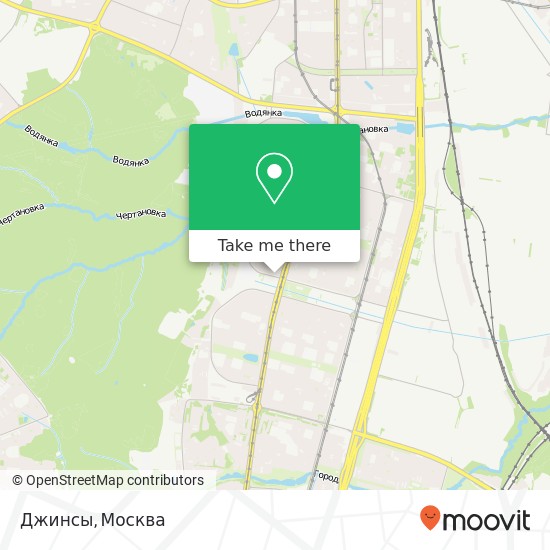 Карта Джинсы, Москва 117525