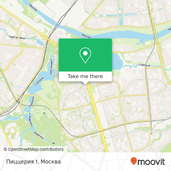 Карта Пиццерия 1, Москва 115569