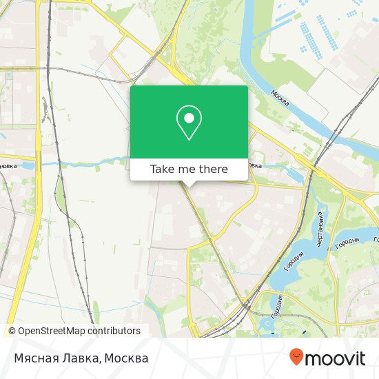 Карта Мясная Лавка, Пролетарский проспект, 25 Москва 115477