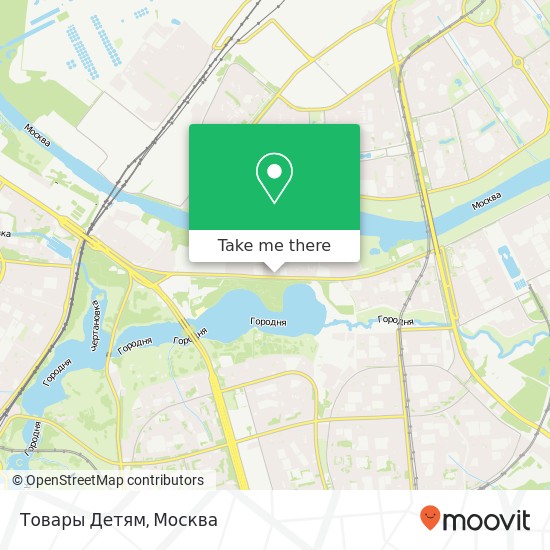 Карта Товары Детям, Москва 115211