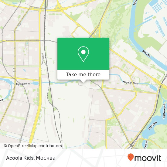 Карта Acoola Kids, Москва 115477