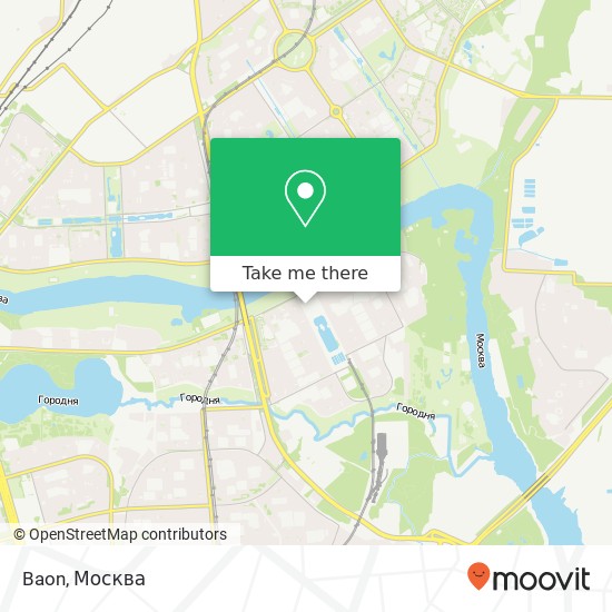 Карта Baon, Москва 115408