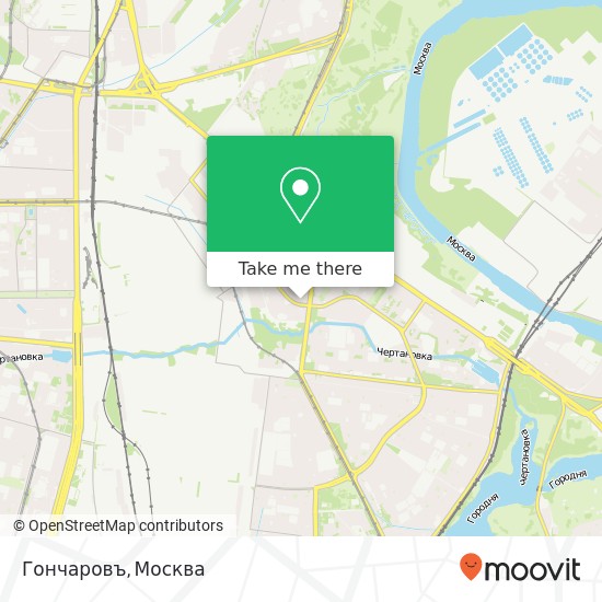 Карта Гончаровъ, Москва 115522