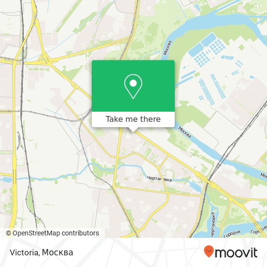 Карта Victoria, Каширское шоссе Москва 115409