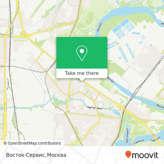 Карта Восток-Сервис, Москва 115409