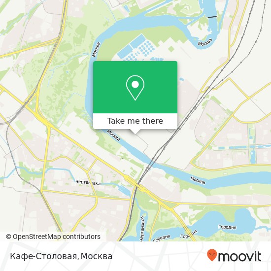 Карта Кафе-Столовая, Москва 109651