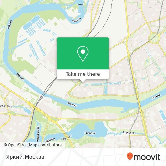 Карта Яркий, Москва 109651