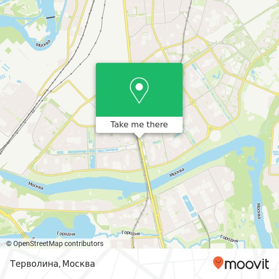 Карта Терволина, Люблинская улица, 169 korp 2 Москва 109652