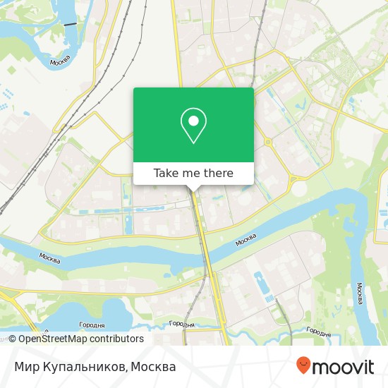 Карта Мир Купальников, Люблинская улица, 169 korp 2 Москва 109652