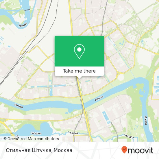 Карта Стильная Штучка, Москва 109652