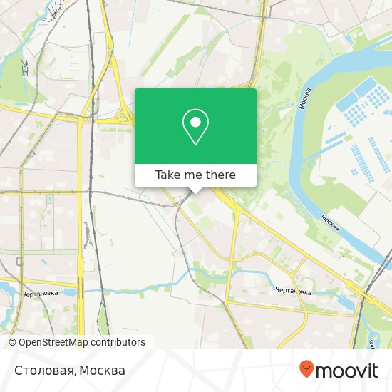 Карта Столовая, Каширское шоссе, 26 korp 3 Москва 115522