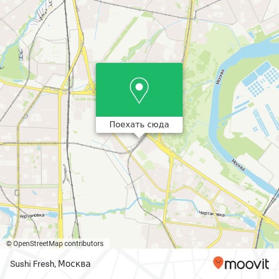 Карта Sushi Fresh, Каширское шоссе, 24 str 4 Москва 115478