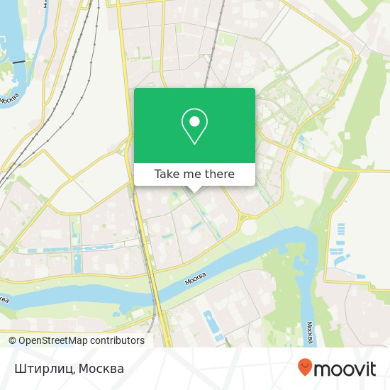 Карта Штирлиц, Мячковский бульвар, 13 Москва 109451