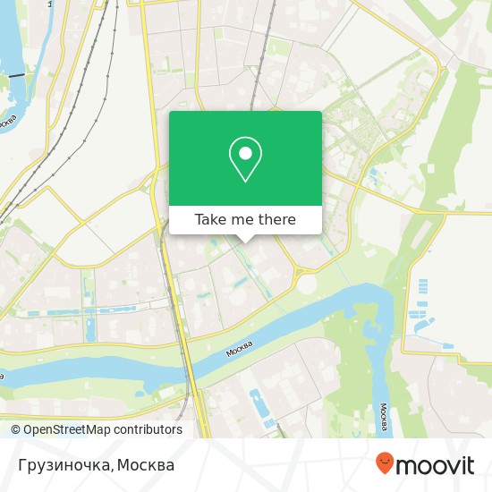 Карта Грузиночка, Мячковский бульвар Москва 109469