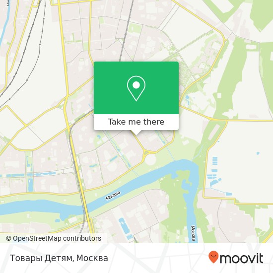 Карта Товары Детям, Братиславская улица Москва 109469