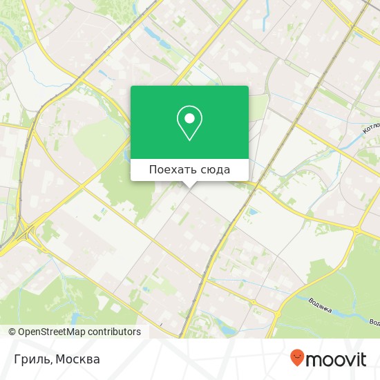 Карта Гриль, улица Академика Волгина, 4 Москва 117485