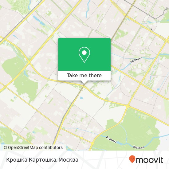Карта Крошка Картошка, Профсоюзная улица, 61 Москва 117420