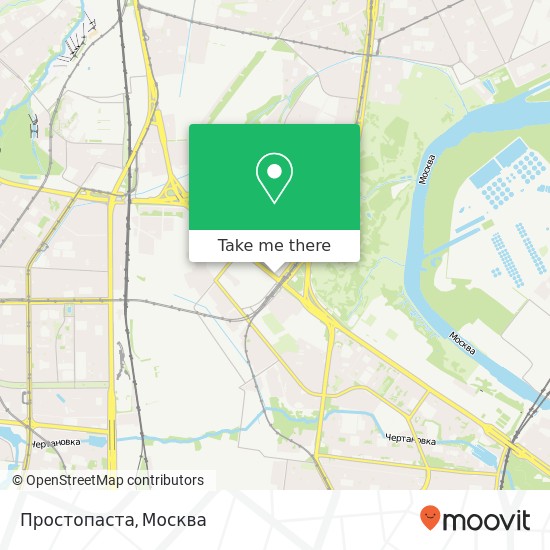 Карта Простопаста, Каширское шоссе, 25 Москва 115582
