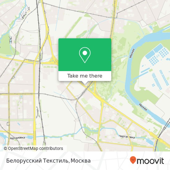 Карта Белорусский Текстиль, Каширское шоссе, 24 str 4 Москва 115478
