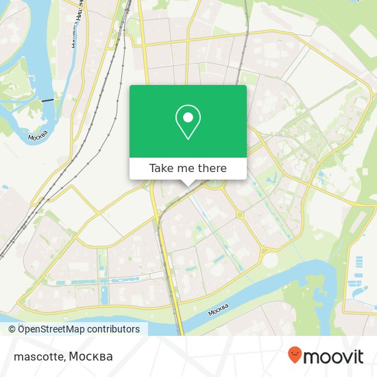Карта mascotte, улица Перерва, 43 Москва 109341