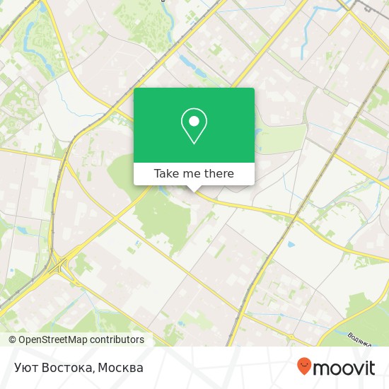 Карта Уют Востока, Москва 119421