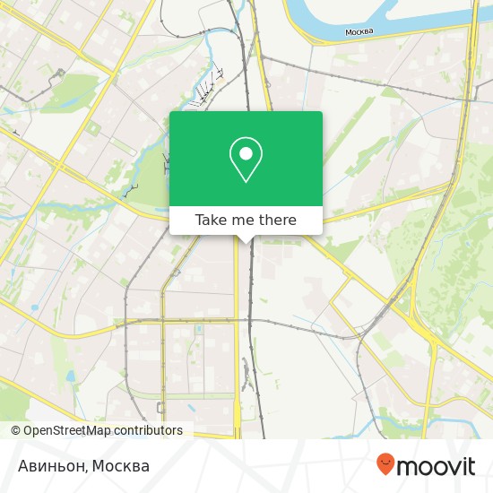 Карта Авиньон, Варшавское шоссе, 71 Москва 113105