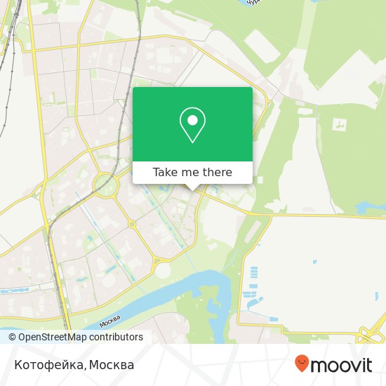 Карта Котофейка, Москва 109387