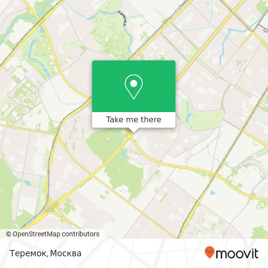 Карта Теремок, Москва 119421