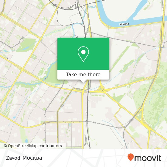 Карта Zavod, Варшавское шоссе, 56 Москва 117638