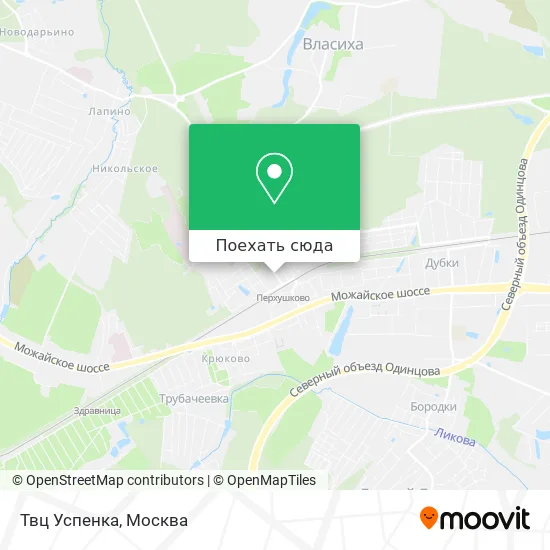 Карта Твц Успенка