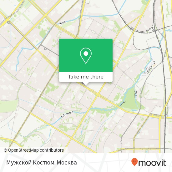 Карта Мужской Костюм, Нахимовский проспект Москва 117218