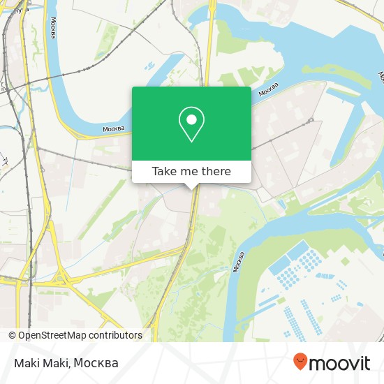 Карта Maki Maki, Москва 115487