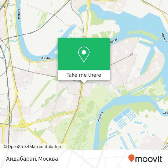 Карта Айдабаран, проспект Андропова, 27 Москва 115487