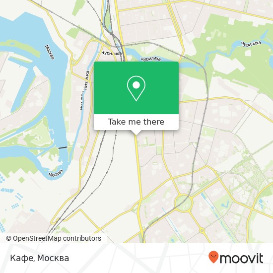 Карта Кафе, Мариупольская улица Москва 109382