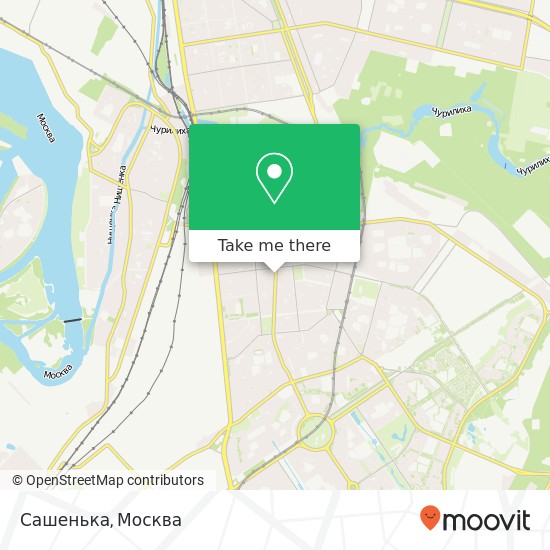 Карта Сашенька, Краснодонская улица Москва 109382