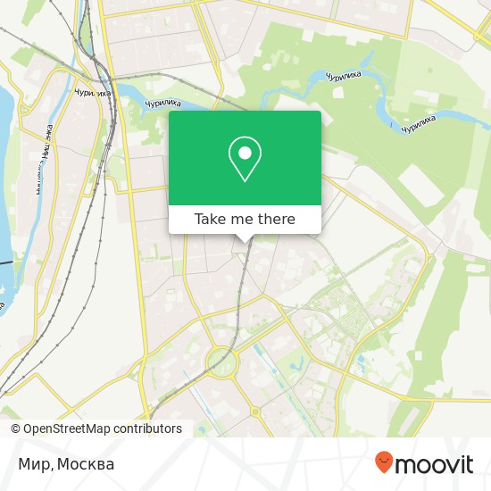 Карта Мир, Совхозная улица Москва 109559