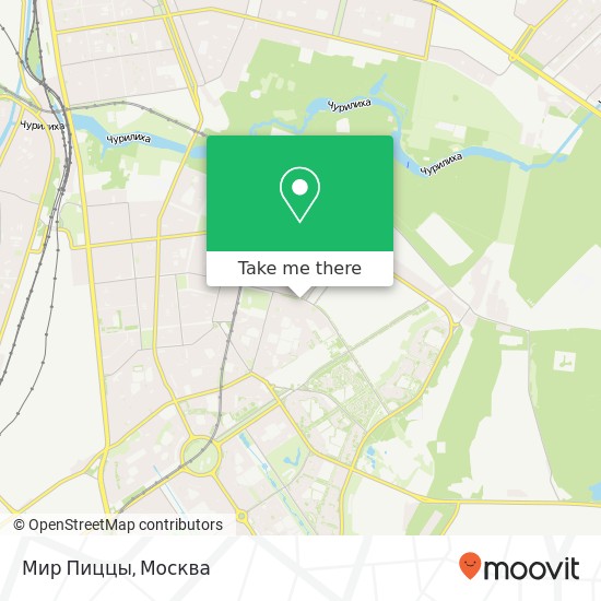 Карта Мир Пиццы, Краснодарская улица, 58 Москва 109559