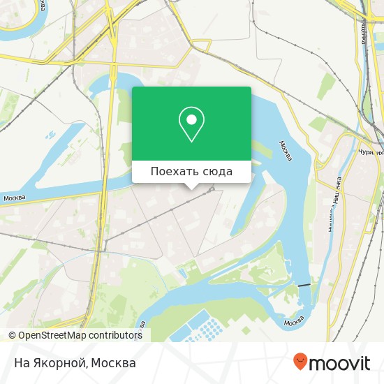 Карта На Якорной, Москва 115407