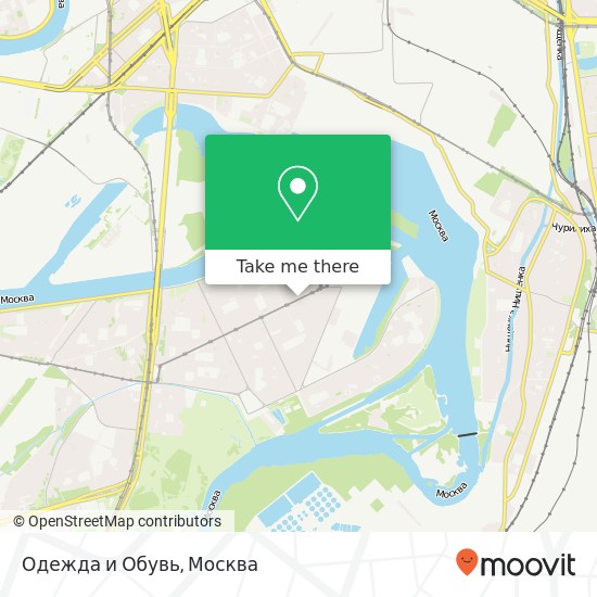 Карта Одежда и Обувь, Судостроительная улица Москва 115407