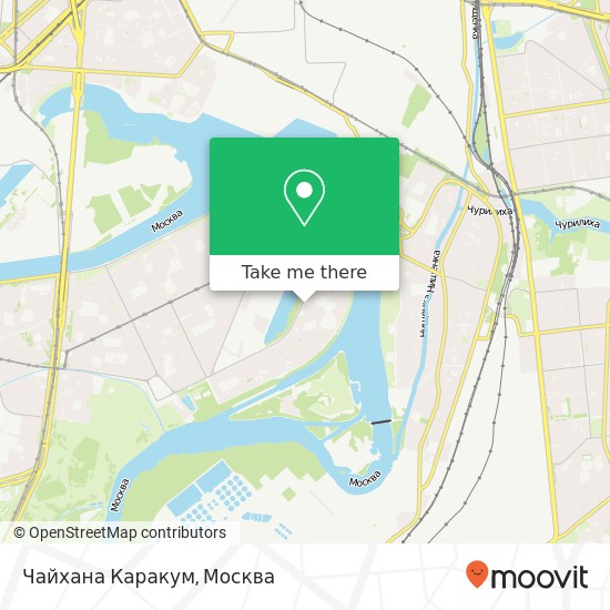 Карта Чайхана Каракум, Коломенская улица, 7 Москва 115142