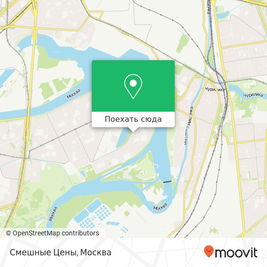 Карта Смешные Цены, Коломенская улица Москва 115142