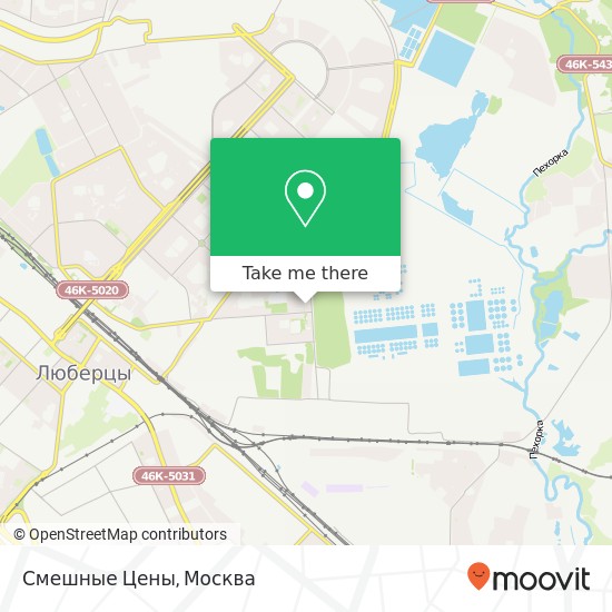 Карта Смешные Цены, Москва 111674