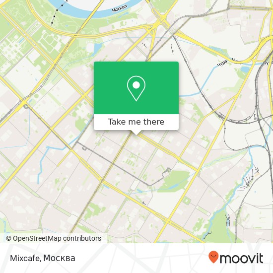 Карта Mixcafe, Москва 117036