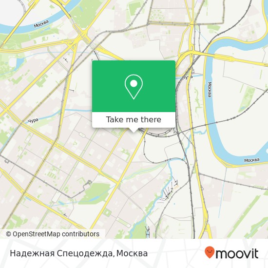 Карта Надежная Спецодежда, Москва 117447