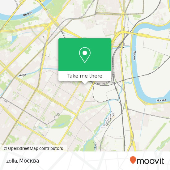 Карта zolla, Москва 117447